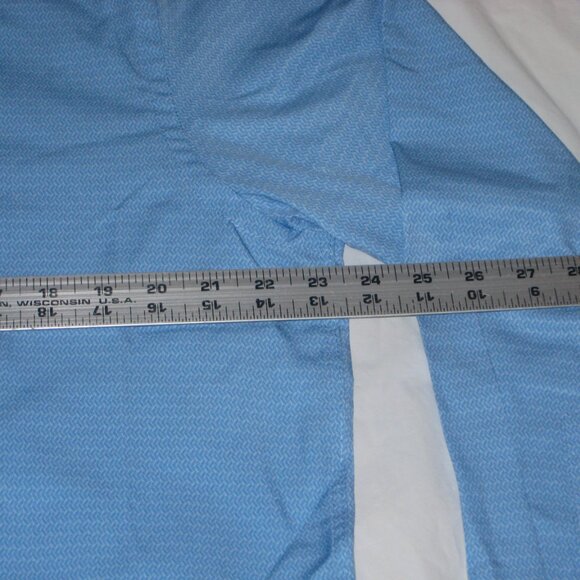 Report Collection Men 360 Movement X4 Stretch Slim Fit Dress Shirt Blue Sz L - Picture 3 of 7